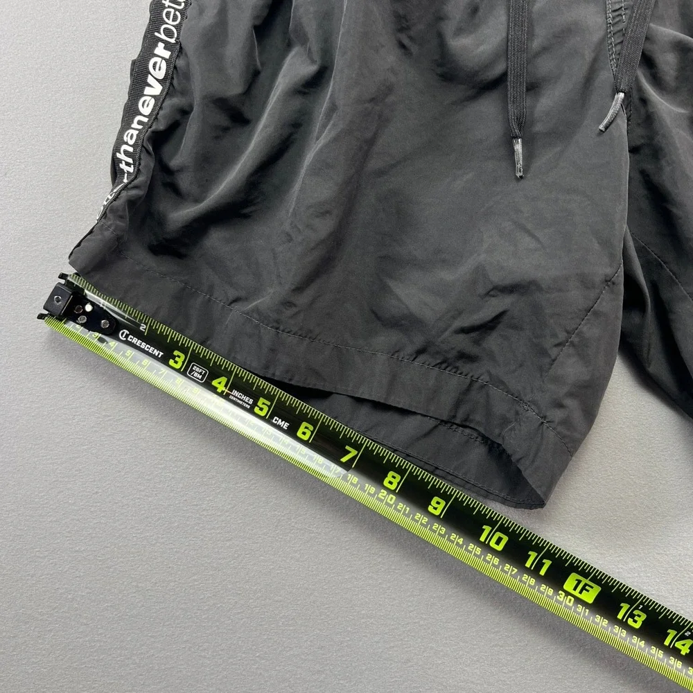 H&M Better Than Ever Swim Shorts Mens Medium Black Mesh Beach Wear Surfboarding